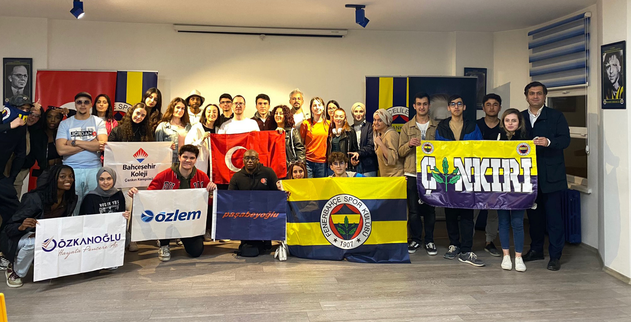 Çankırı Fenerbahçeliler Derneği, Belçika’dan gelen konuklarını ağırladı