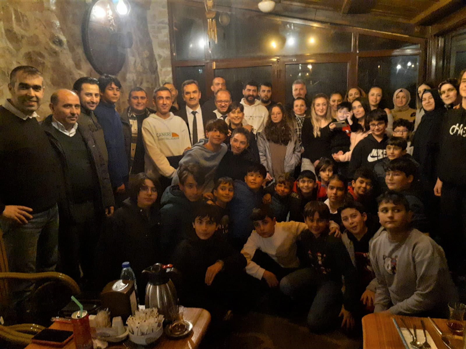 Şampiyon Çankırı Basketbol Akademi sporcuları için anlamlı etkinlik