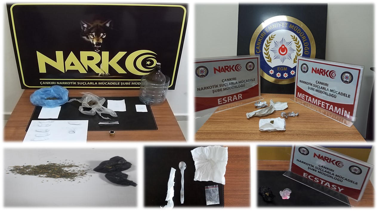 Çankırı’da uyuşturucu madde ele geçirildi