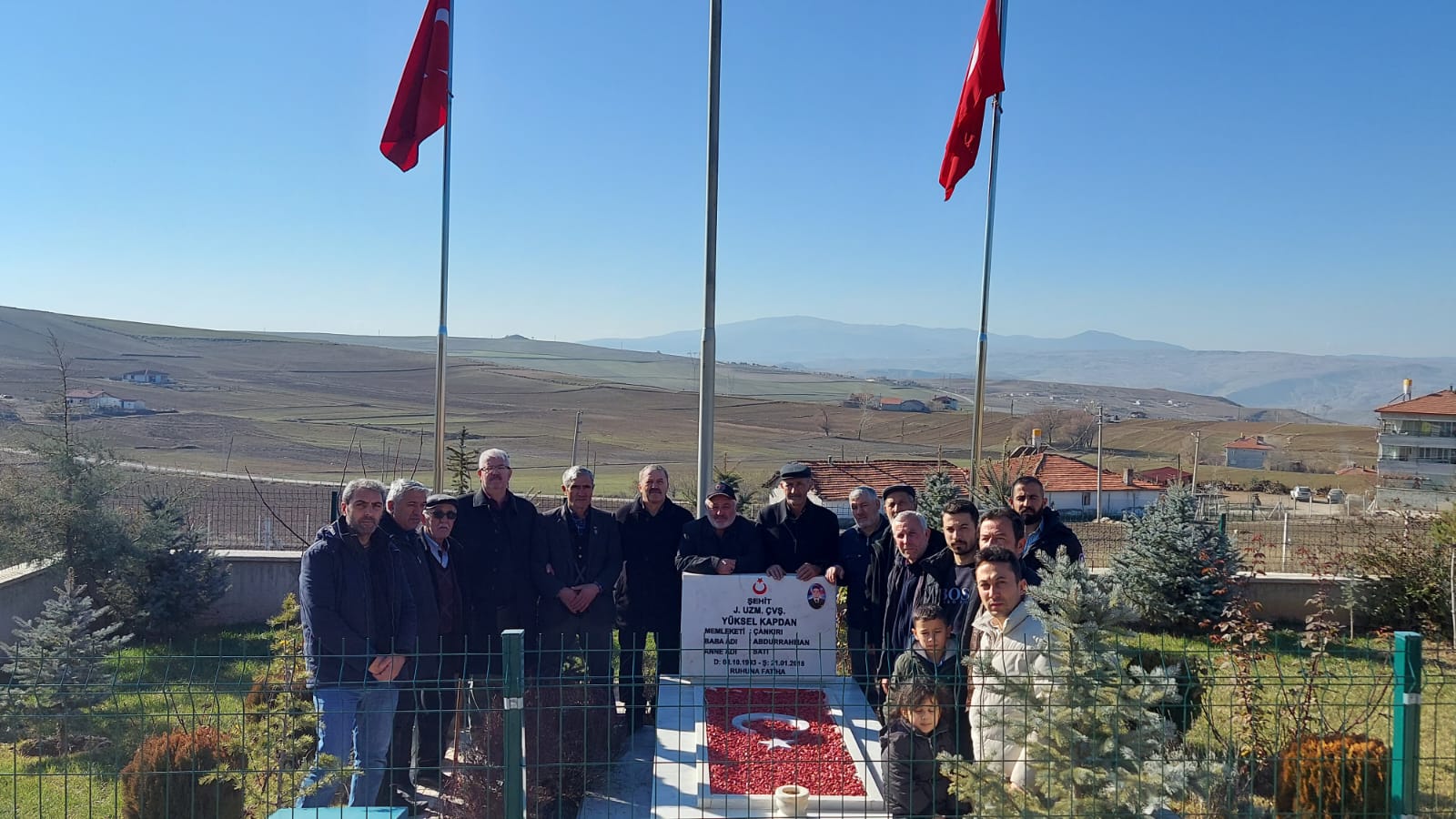 Şehit Yüksel Kapdan, mezarı başında anıldı