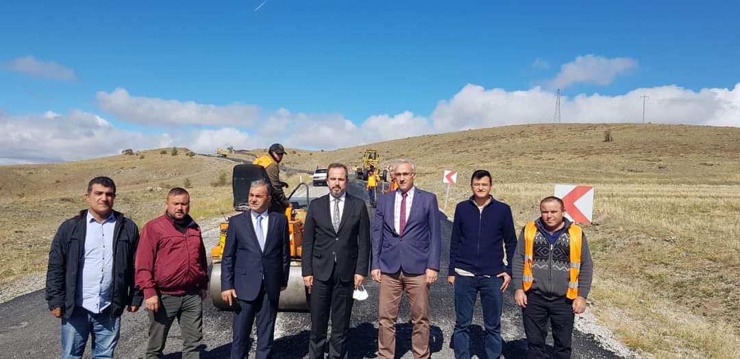 Orta Şabanözü arasındaki yolda çalışmalar başladı