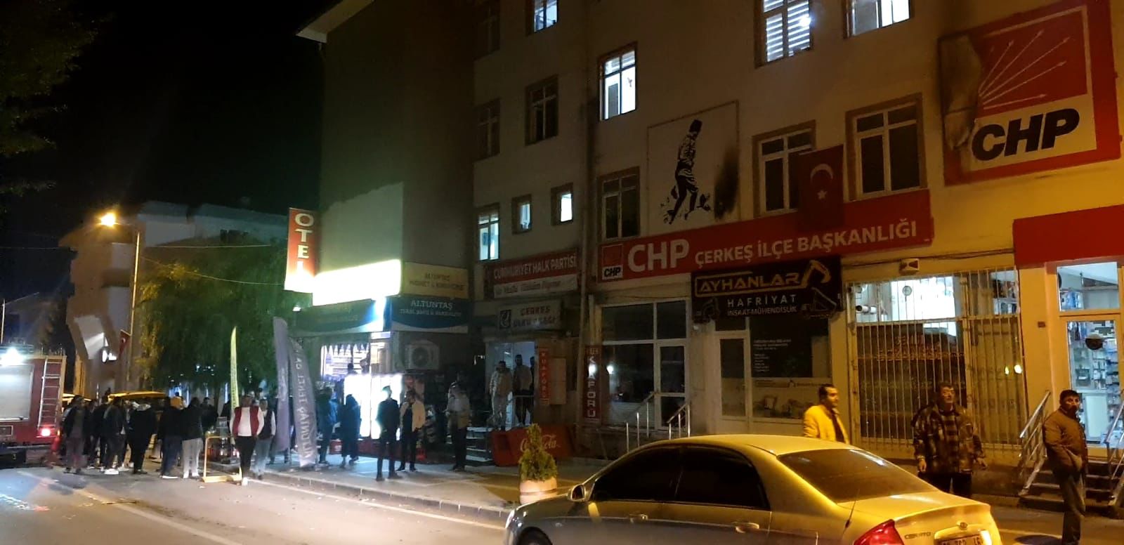 CHP Çerkeş İlçe Başkanlığı'na saldıran şüpheli tutuklandı