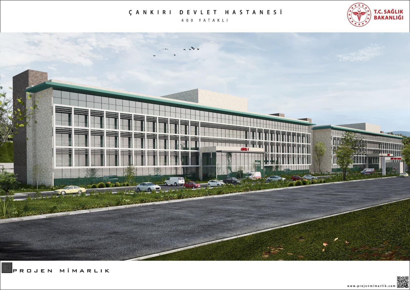 400 yataklı yeni hastanenin görselleri paylaşıldı
