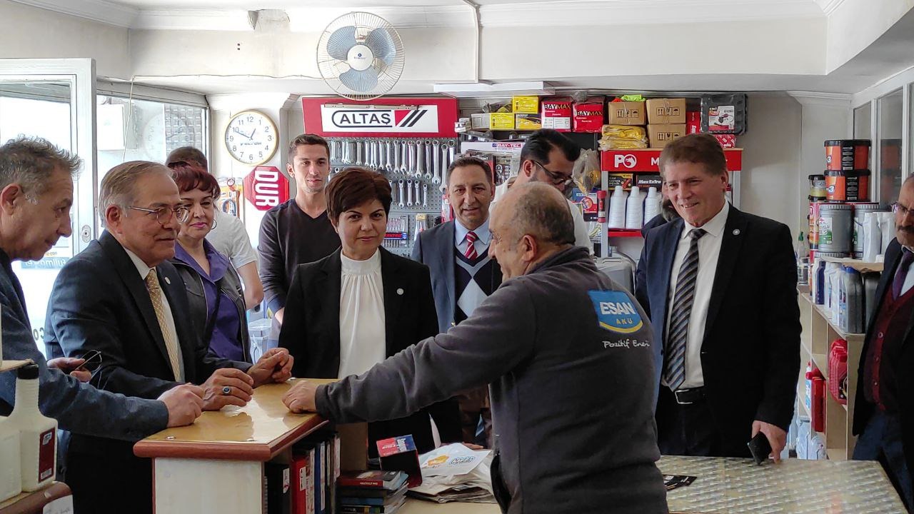İYİ Parti heyeti sanayi esnafını ziyaret etti
