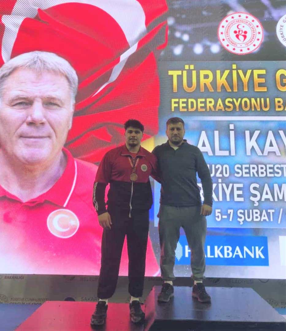 Çankırılı Güreşçi Ahmet Akbaş, Türkiye üçüncüsü oldu