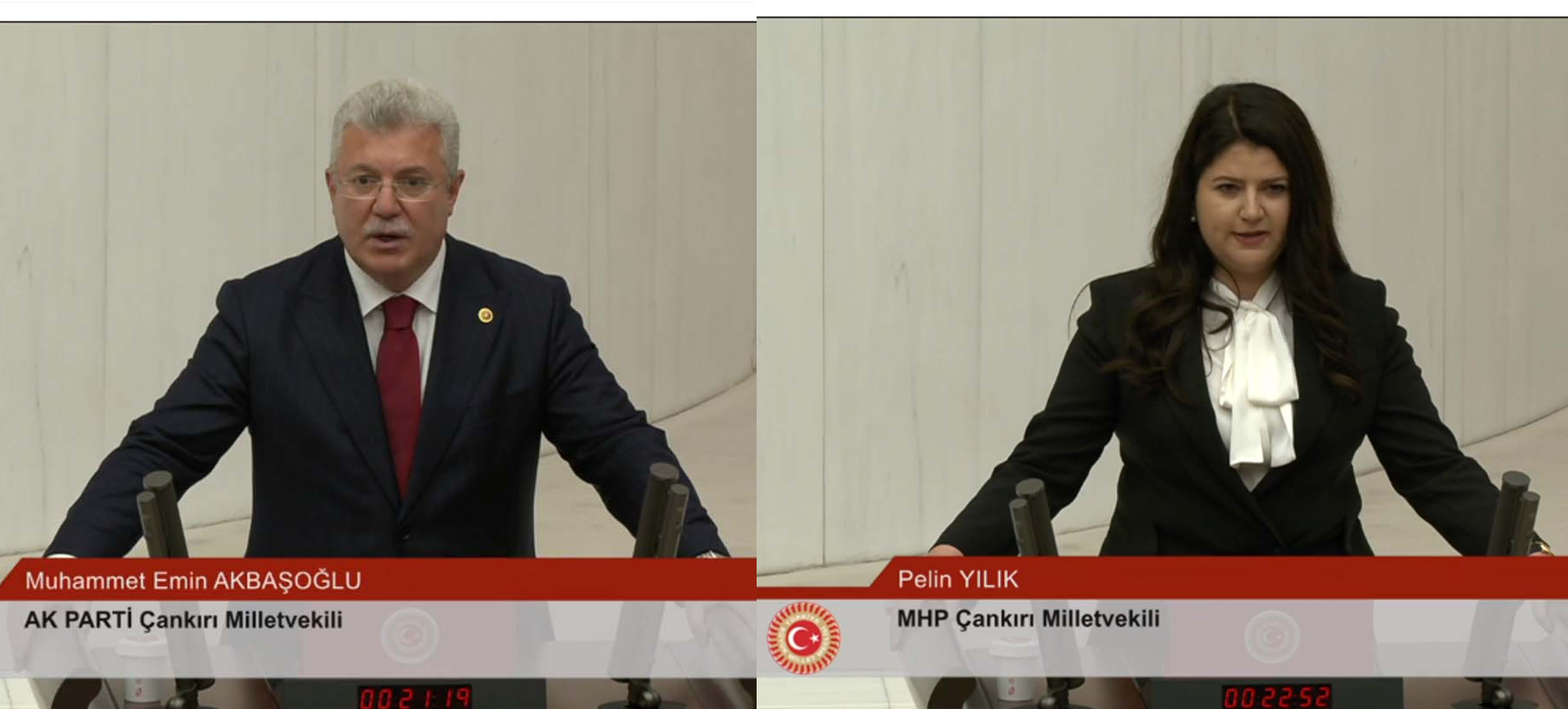 Akbaşoğlu ve Yılık, TBMM’de yemin etti