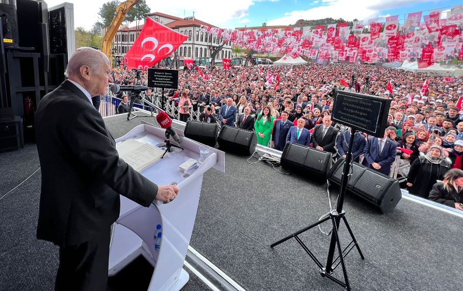 MHP lideri Bahçeli, Çankırı’da konuştu