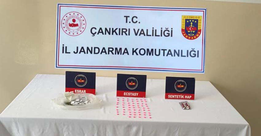 Çankırı’da 1 kişi uyuşturucu ticaretinden tutuklandı