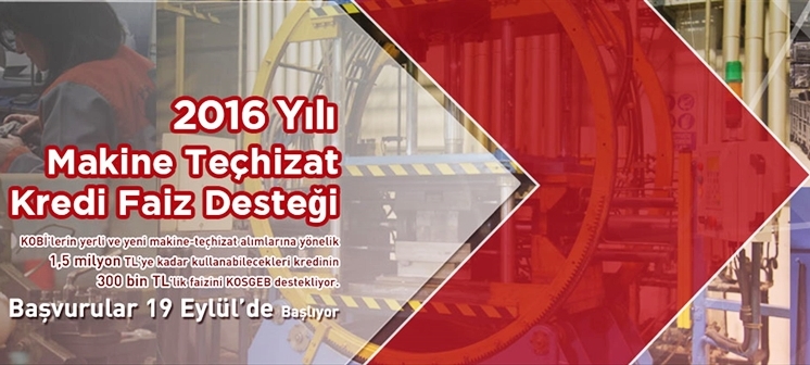 KOSGEB’den üretime dev katkı !