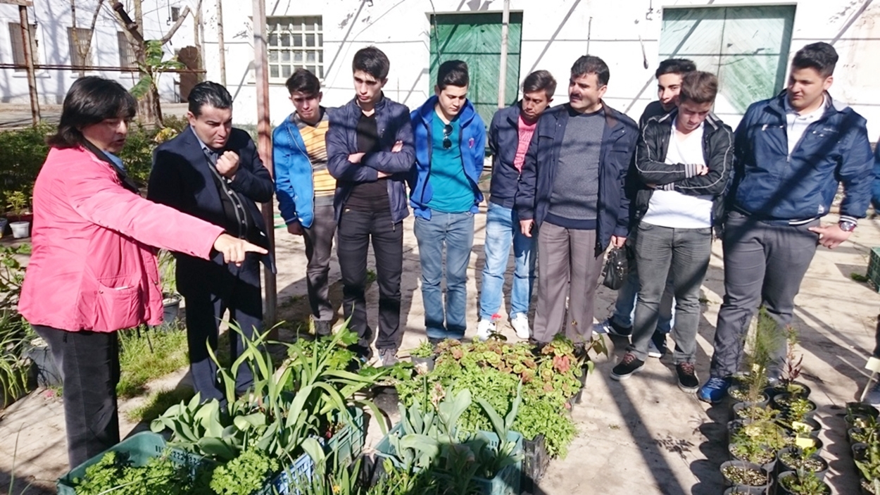 Mesleki stajlarını İspanya’da yapıyorlar