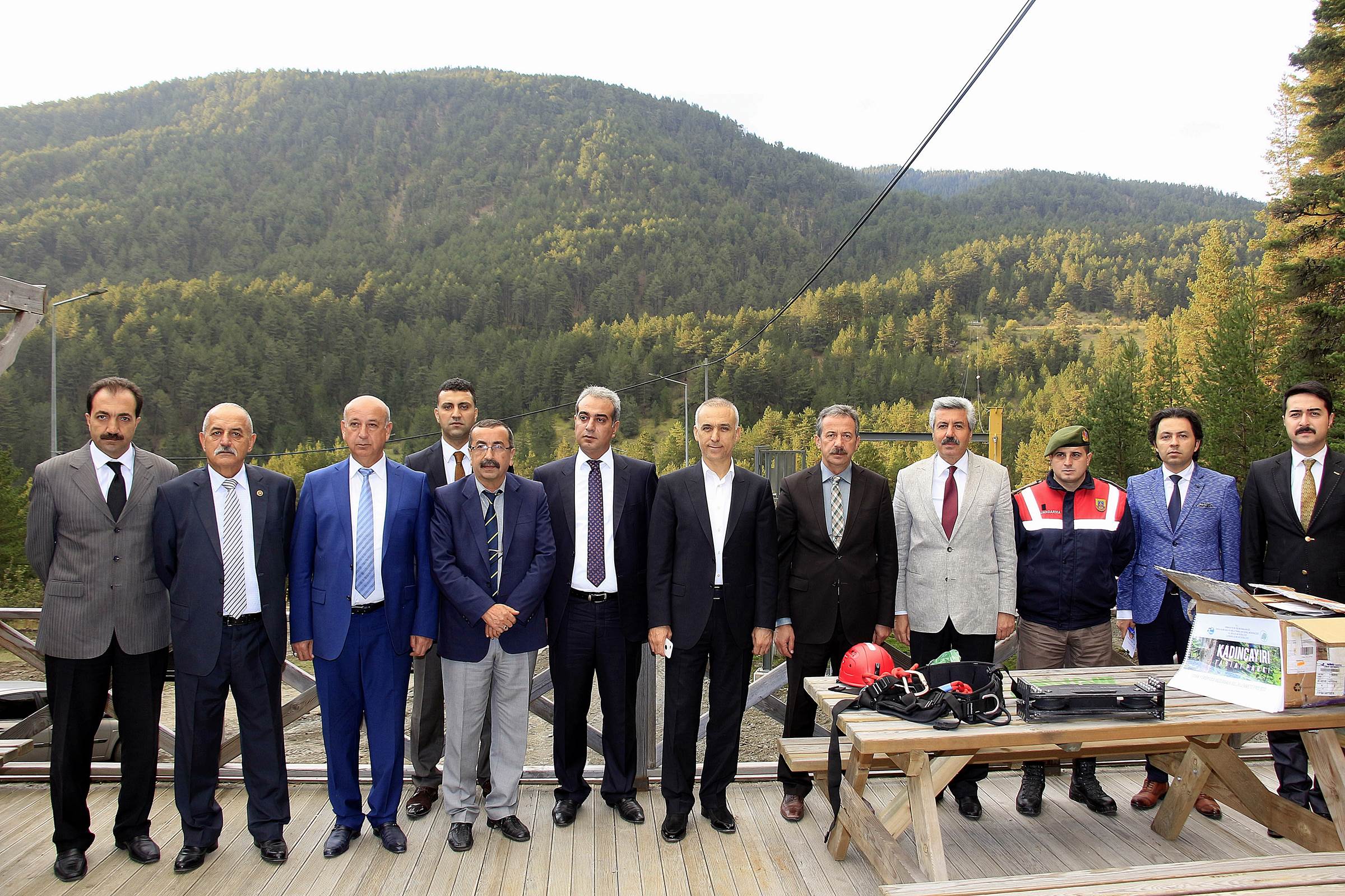 Vali Köse Zipline Tesislerinde incelemelerde bulundu
