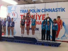 Trompolin Jimnastik’de büyük başarı